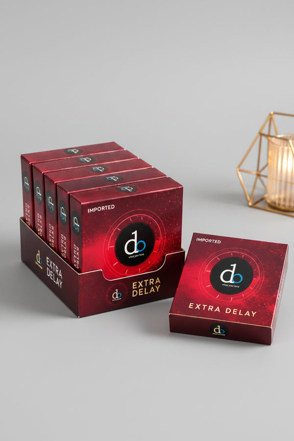 DO Extra Delay Condoms – Pack of 18 (6 x 3) | Long-Lasting Protection